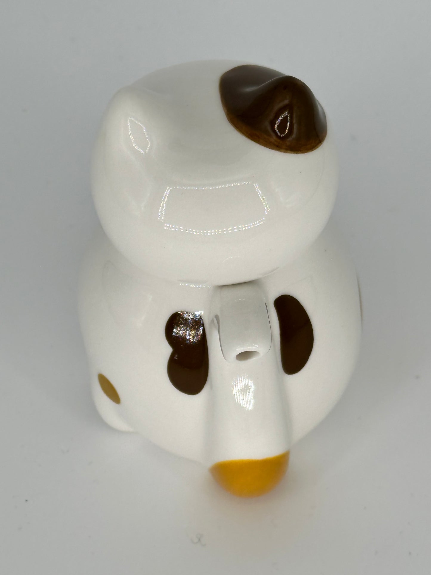 Super Cute Spotted Cat Shaped Ceramic Dispenser