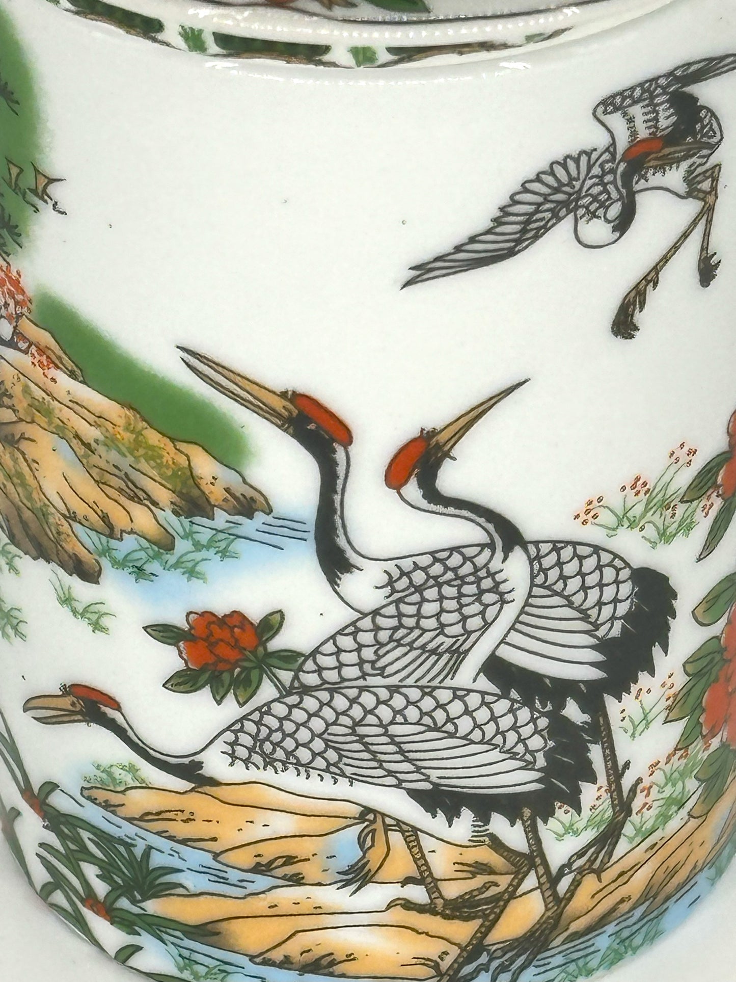 Cranes - Beautiful Art Ceramic Tea Mug