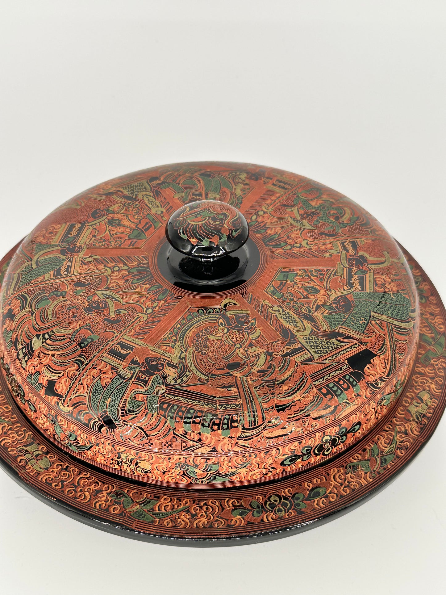 Hand Crafted Dancers Genuine Burmese Lacquerware