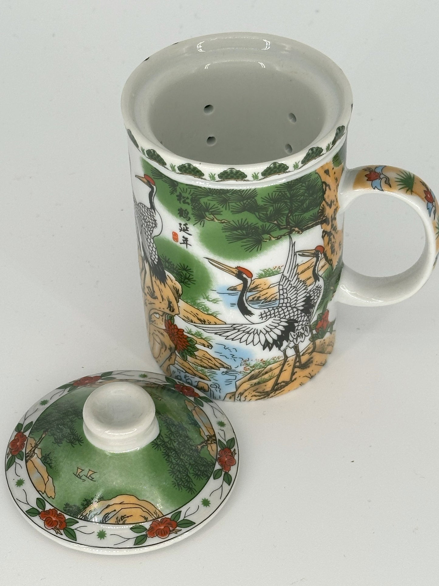 Cranes - Beautiful Art Ceramic Tea Mug