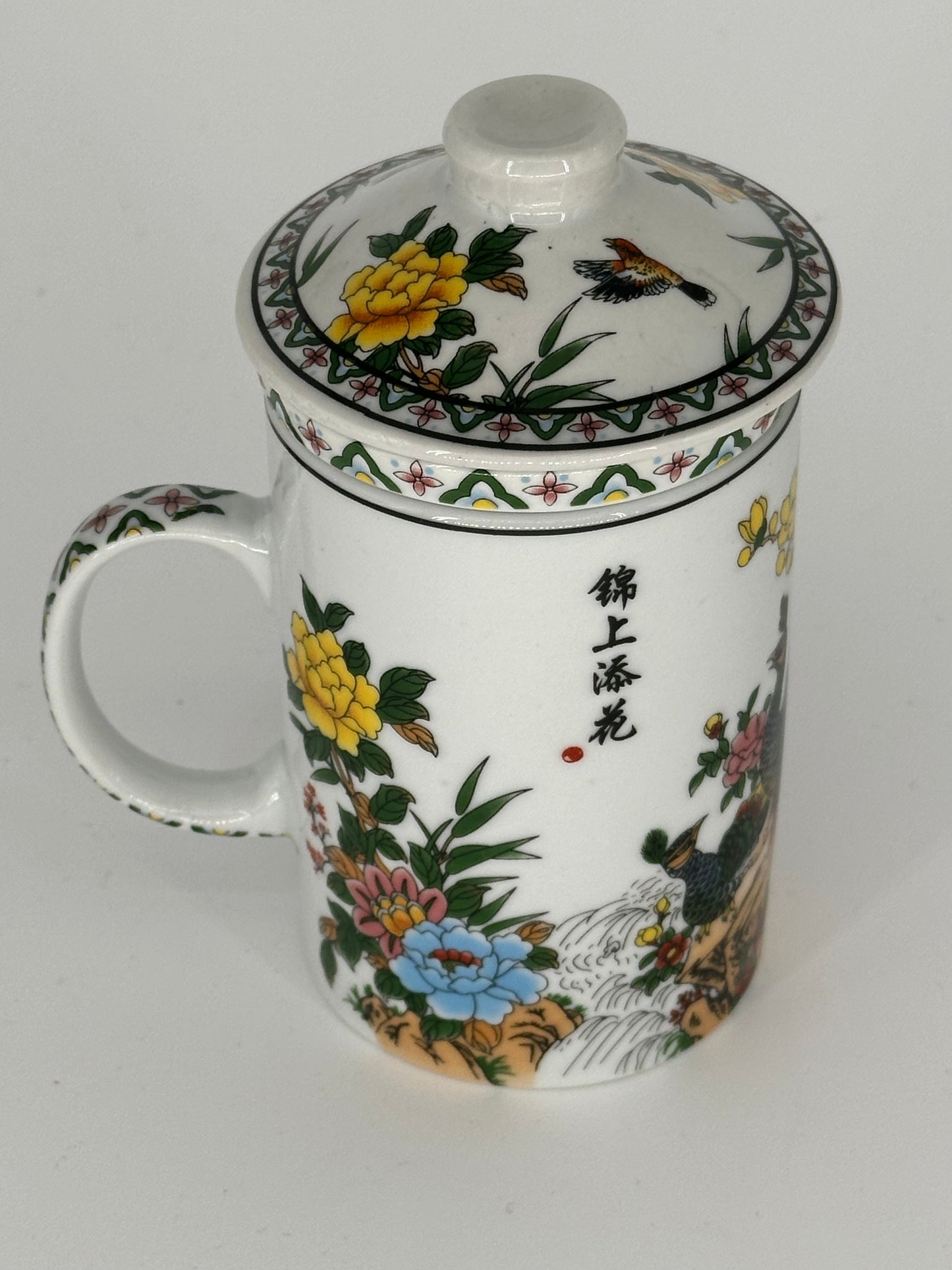 Peacock - Ceramic Art Tea Mug