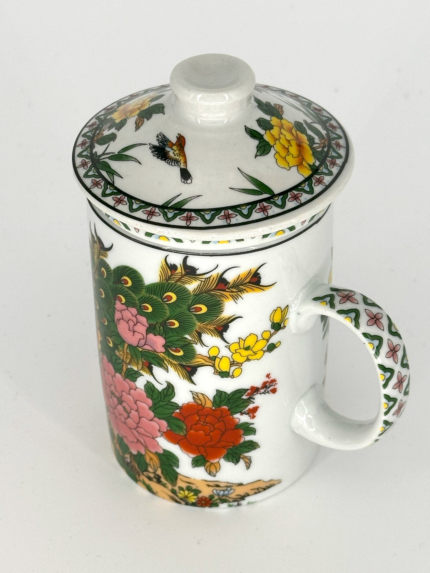 Peacock - Ceramic Art Tea Mug